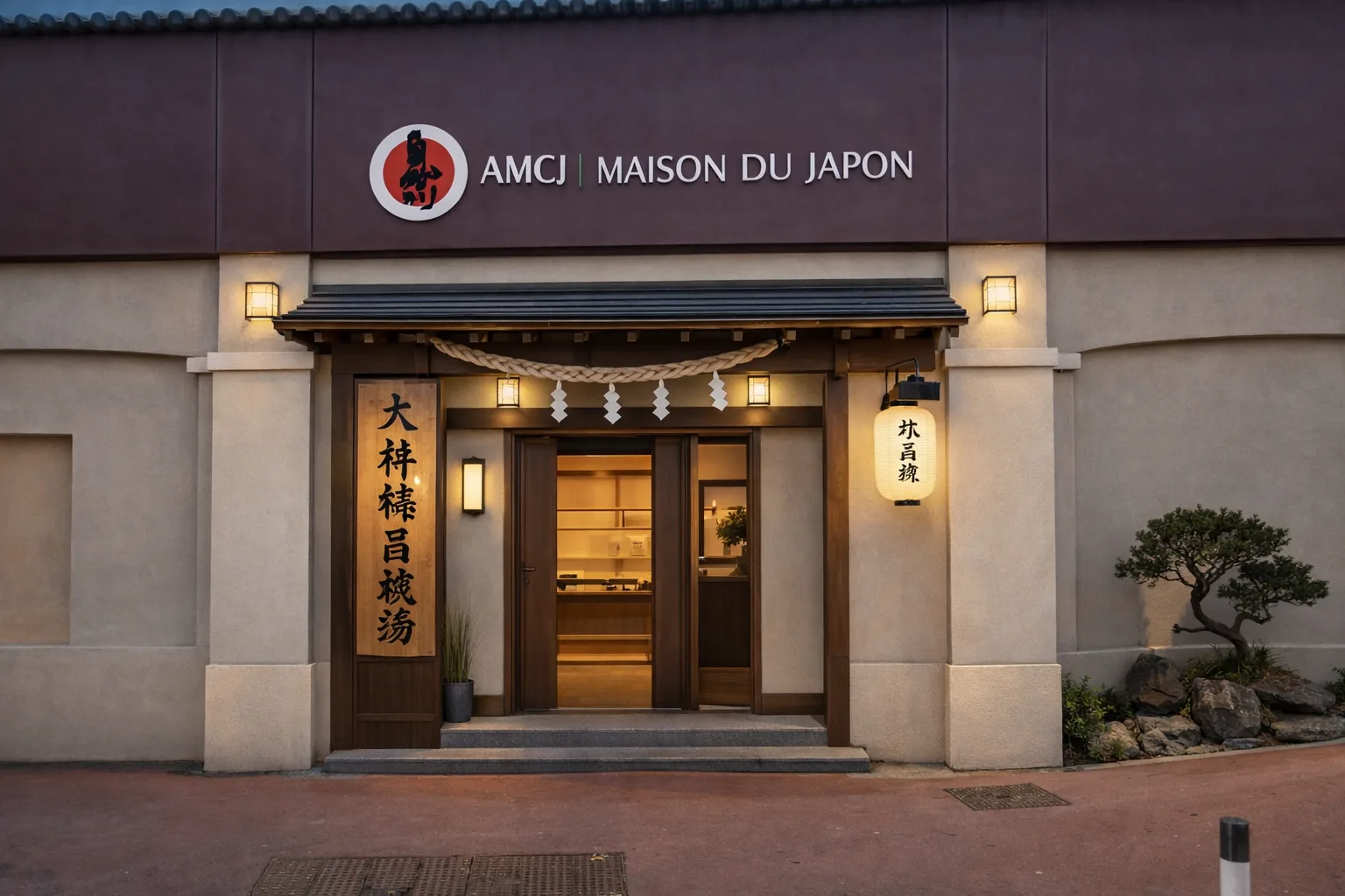 Entrée de la Maison du Japon à Elbeuf