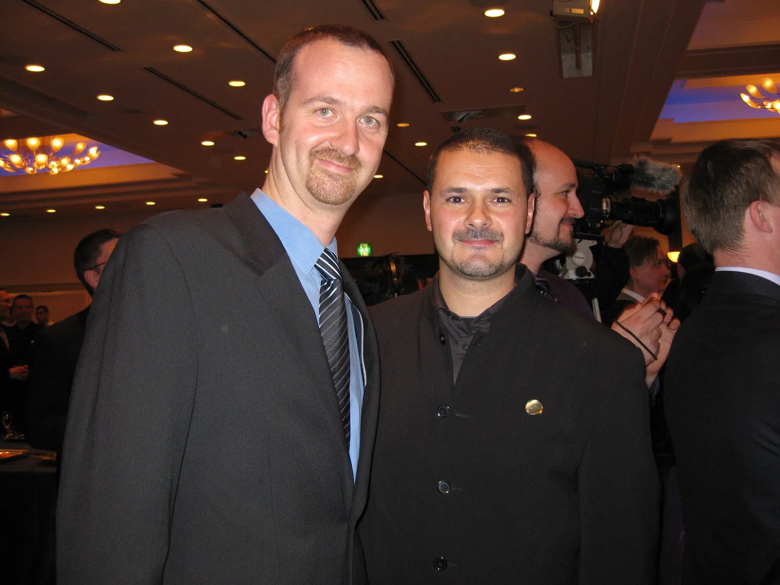 Fabrice Lhermitte et Kacem Zoughari à l'anniversaire de Hatsumi Sōke au Japon en 2010